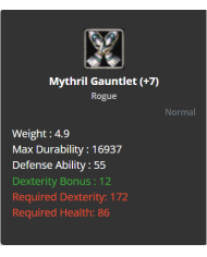 Mythril Set +8 Set